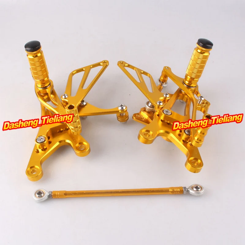 

Motorcycle Adjustable Shift Brake Rear Set Footpegs Foot Rest Peg For Yamaha YZF R1 2004 2005 2006