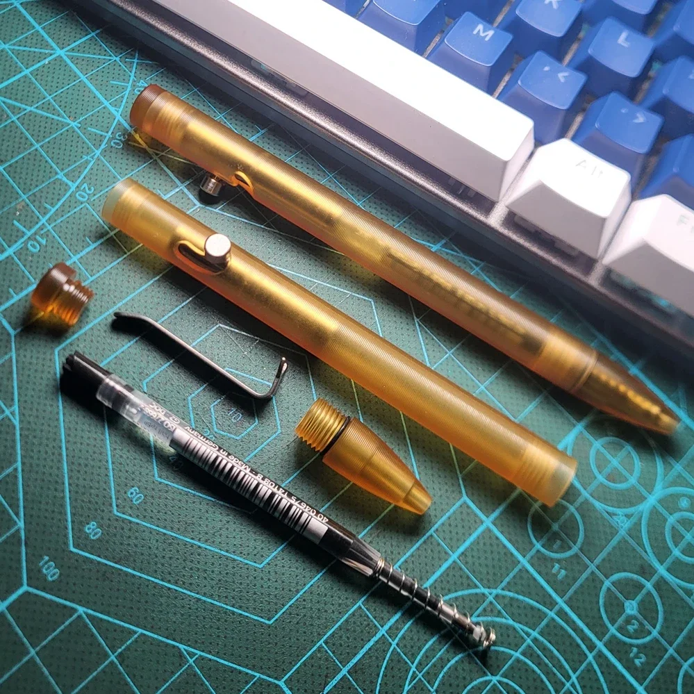 EDC 수입 PEI 및 티타늄 합금 서명 펜, 쓰기 다기능 휴대용 야외 도구