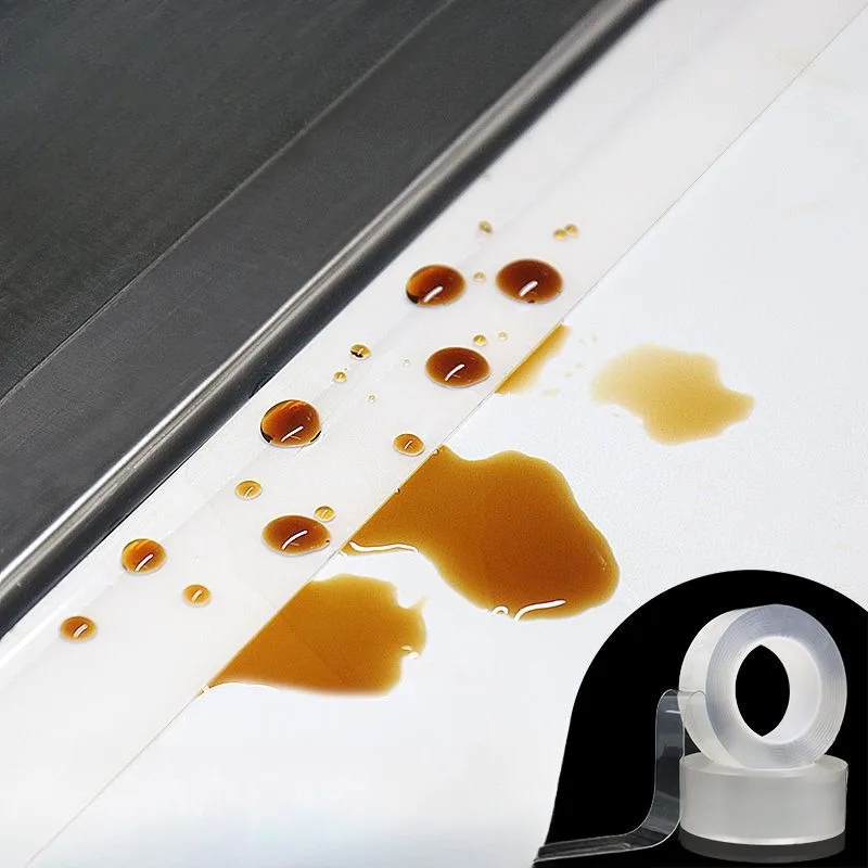 Ultra-Durable Reusable Waterproof Nano Adhesive Tape with Transparent Bumper Protection