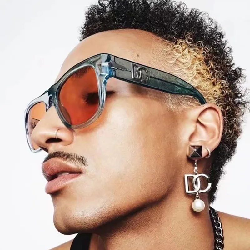 

MIZHO Original Brand Design PC Frames Gradient Big Sunglasses Women High Quality UVA Orange oculos de sol masculino Eyewear Men