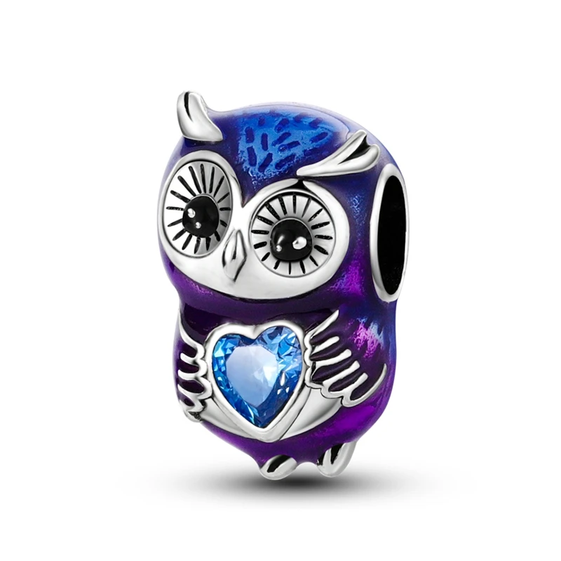 Charms aus 925er Silber, Perlen für Damen, passend für Original-Armbänder, Tiere, DIY-Anhänger, Schmuck – Detail 7