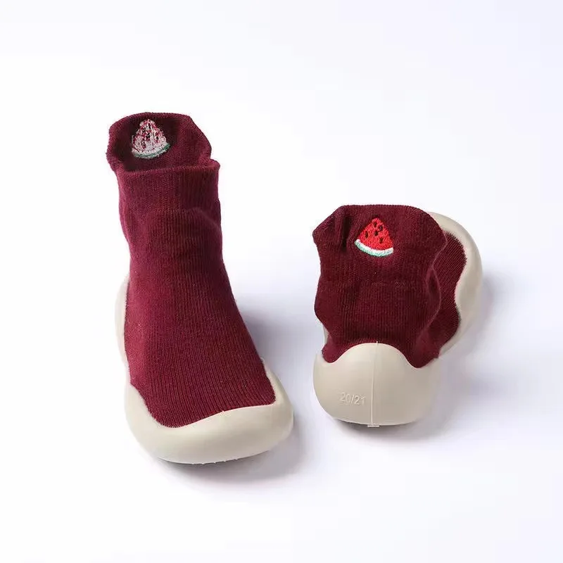 2024 Baby-Sockenschuhe, Farblich Abgestimmte Niedliche Kinderschuhe für Jungen, Weichsohlige Bodensocken-Schuhe für Kleinkinder, Mädchen-Lauflernschuhe – Detail 10