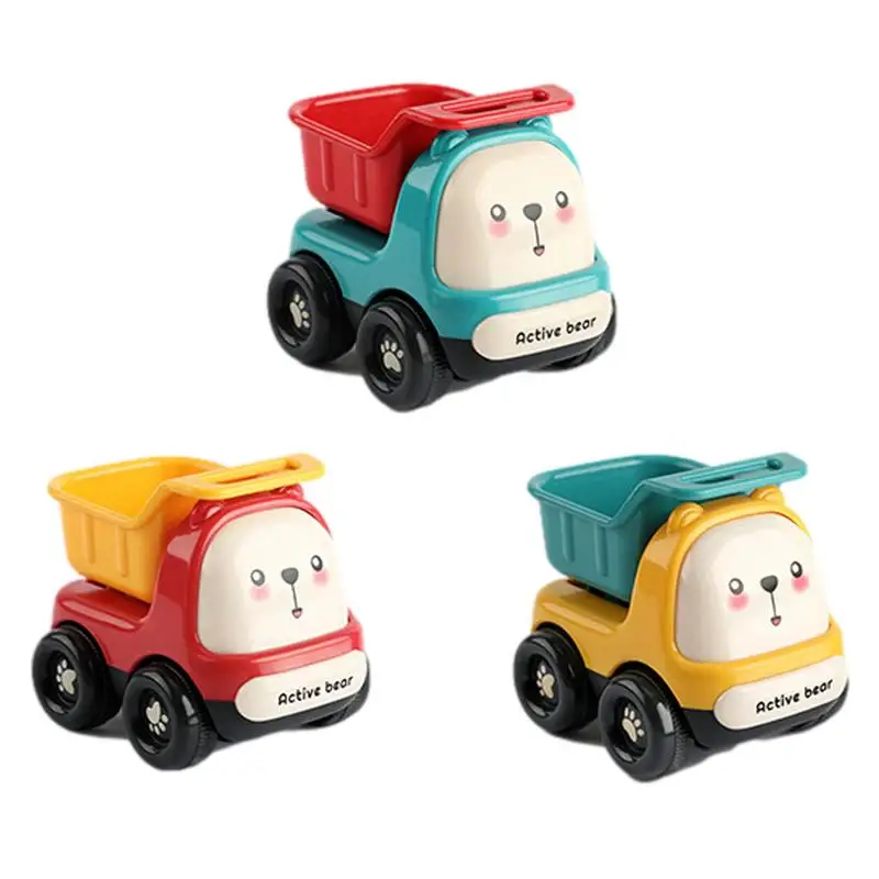 

Inertia Car Vehicle Toy Cute And Fun Car Model Toy For Toddlers Children Two-Way Inertia Car For Boy 1-3 Years Old