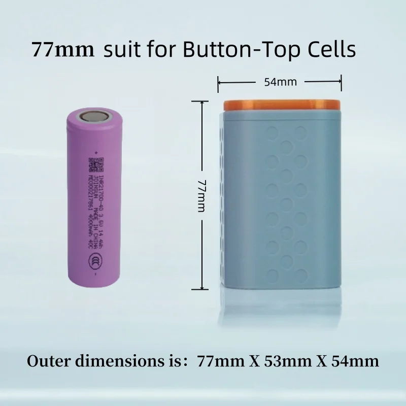 Boîte rangement 4 cellules 21700 avec fermeture magnétique