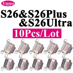 10 - Pack Original Charging Port Connector Dock (S26 S26Plus S26Ultra)