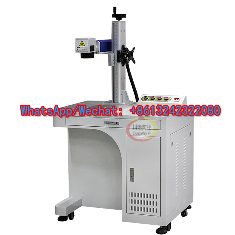Raycus Jpt Metal Plastic Jewelry Gold Standing Table Fiber Laser Marking Machine 50W 30W 20W 3