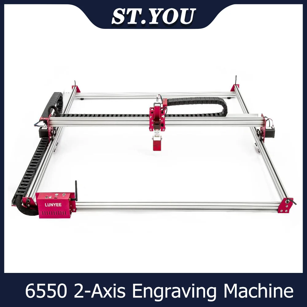 

10W Laser Engraver 2-Axis Engraving Machine Work Area 1m*1m Desktop Cutting Milling Machine CNC Wood Router
