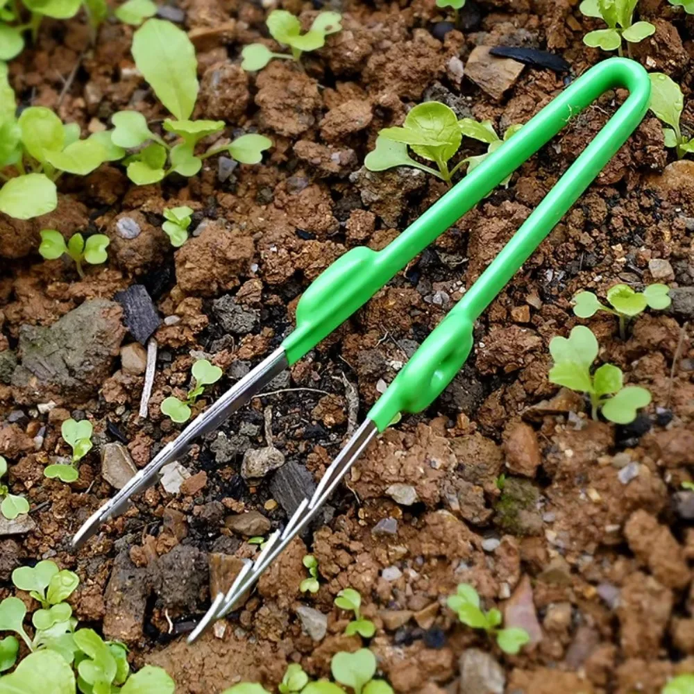 Outdoor Garden Weeding Clip Gardening Tweezers Succulent Plant Weeding Transplanting Garden Tools Tweezer Lightweight