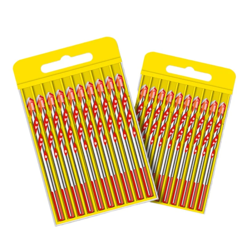 

Alloy Triangle Overlord Drill Ceramic Tile Drill Ceramic Cement Wall Multi-Function Hole Opener Set