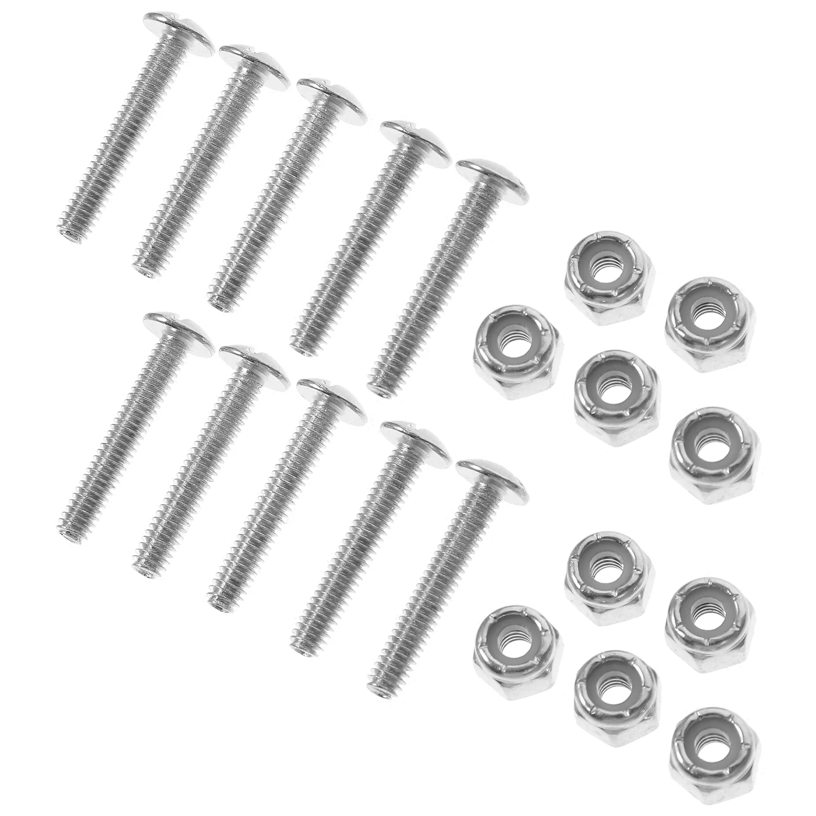 12 Pcs Fastener Foosball Table Screws Table Football Screws Foosball Nut Lightweight Replacement Parts Nuts Footballs standard foosball table part screws