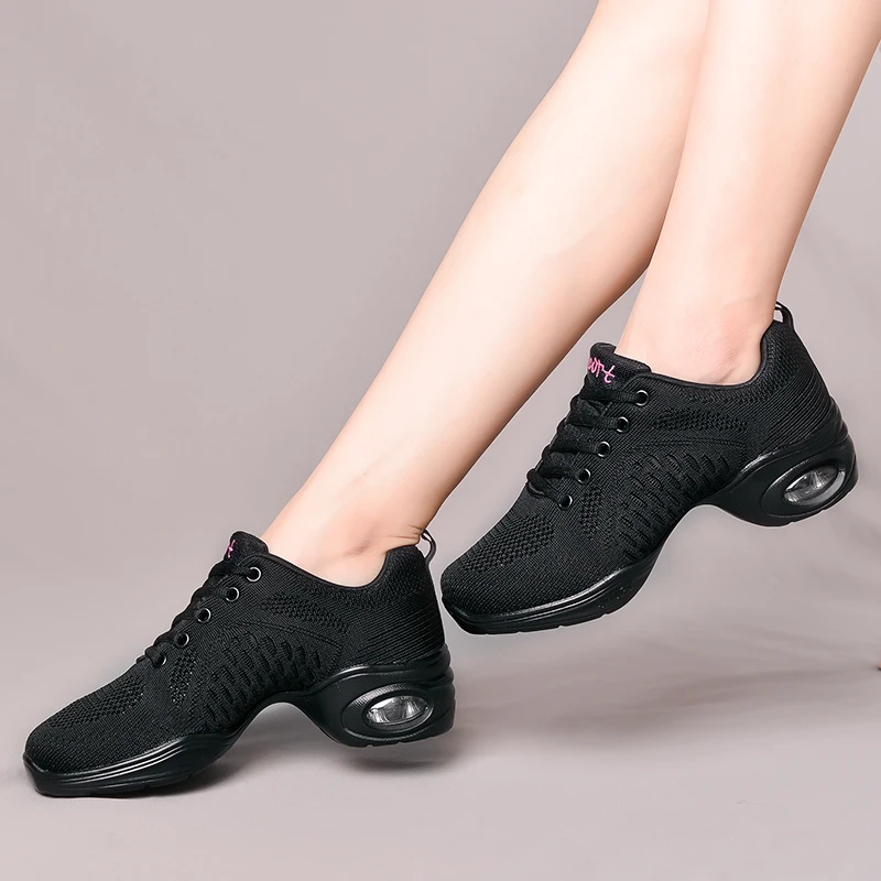 New Soft Outsole Breath Dance Shoes Women Sports Feature Dance Sneakers Jazz Hip Hop Shoes Woman Dancing Shoes Feminino Zapatos 3