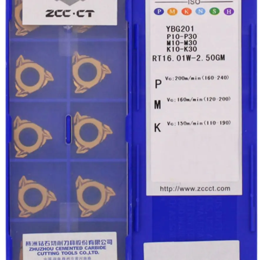 

Original CarbideInsert RT16.01 GM YBG201 W - 1.00/1.25/1.50/1.75/2.00/2.50/3.00GM YBG201