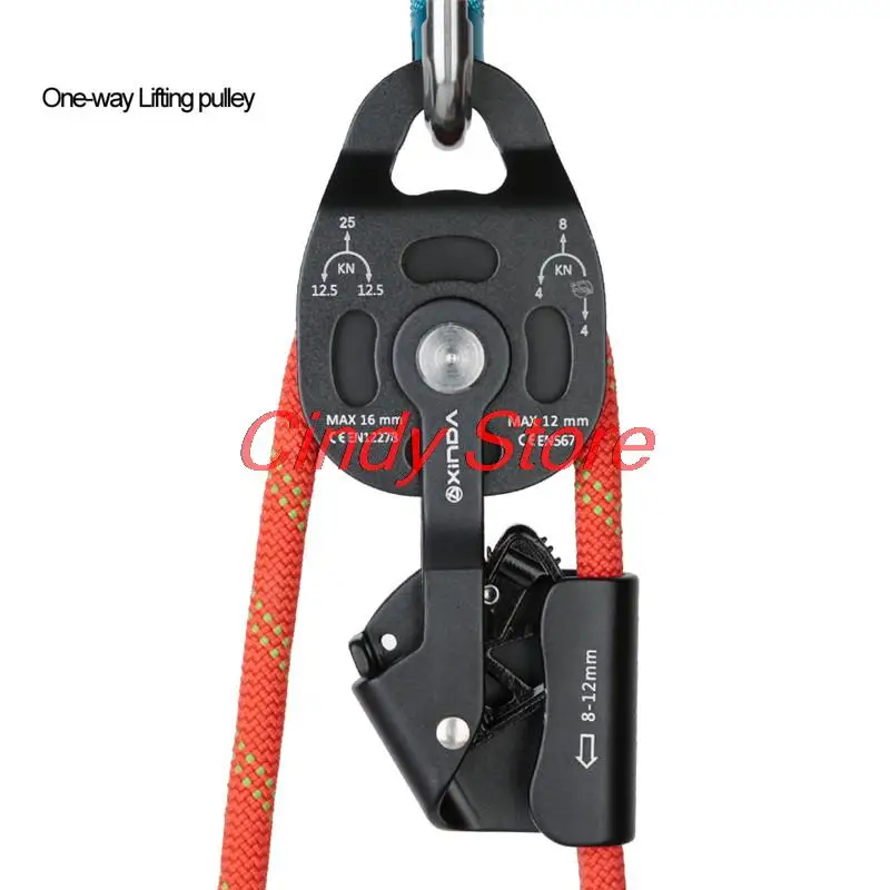 

One-way Pulley Lifting Heavy Objects Pull-up Tool Super Light Device Ascenders Lifter Drag Lifting Equipment High Quality