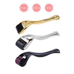 DRS 540 Derma Roller Micro Needles Titanium Mezoroller Microneedle Machine for Skin Care Gold Body Treatment Hair Growth Javemay