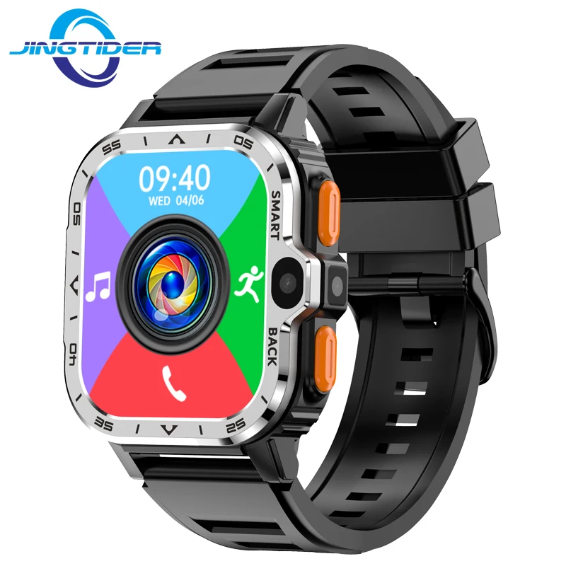 

PGD 4G Smart Watch Android 8.1 OS 2.03" Color Display 4G LTE Quad Core Smartwatch Men 4GB 64GB 2MP+8MP Dual Cameras GPS WIFI