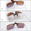 Polarized Clip On Sunglasses Women Men Frameless Filp up Sunglasses for Prescription Glasses UV400 5