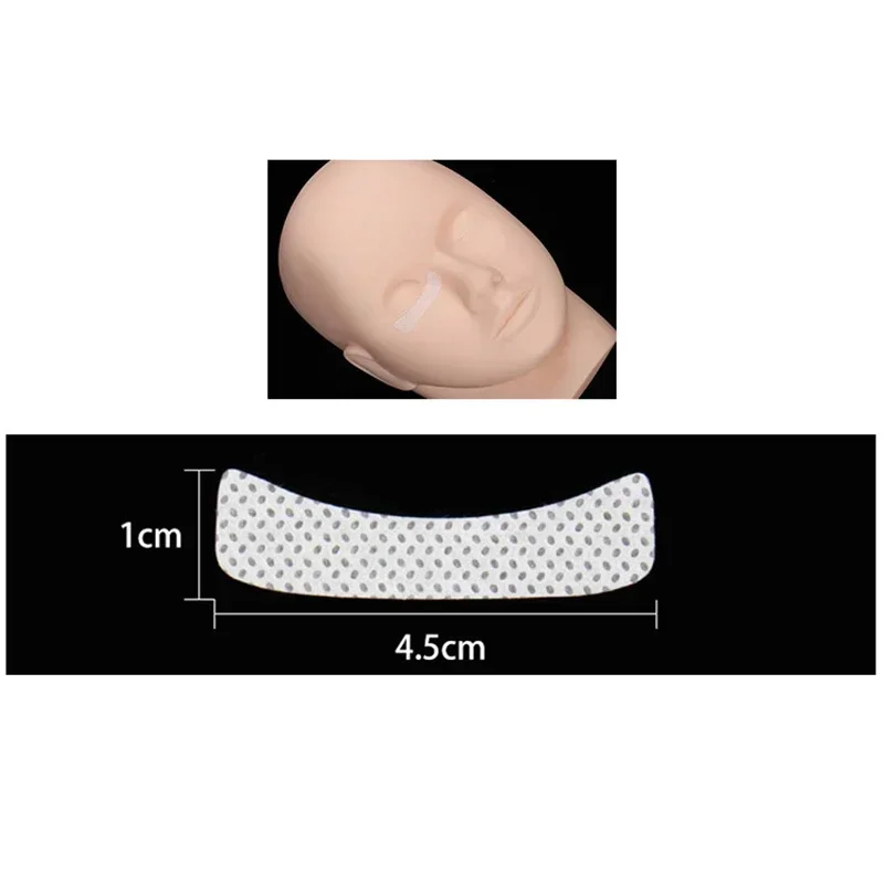 Eyelash Patch Eyelash Pads Eyelash Patches Eyelash Extension Tape Eyelash Accessories Eye Patches Eyelash Extension Supplies 200pcs Eyelash Extension Tape Medical Non-woven Fabrics Patches Under Eye Pads Grafting Special Eye Patch