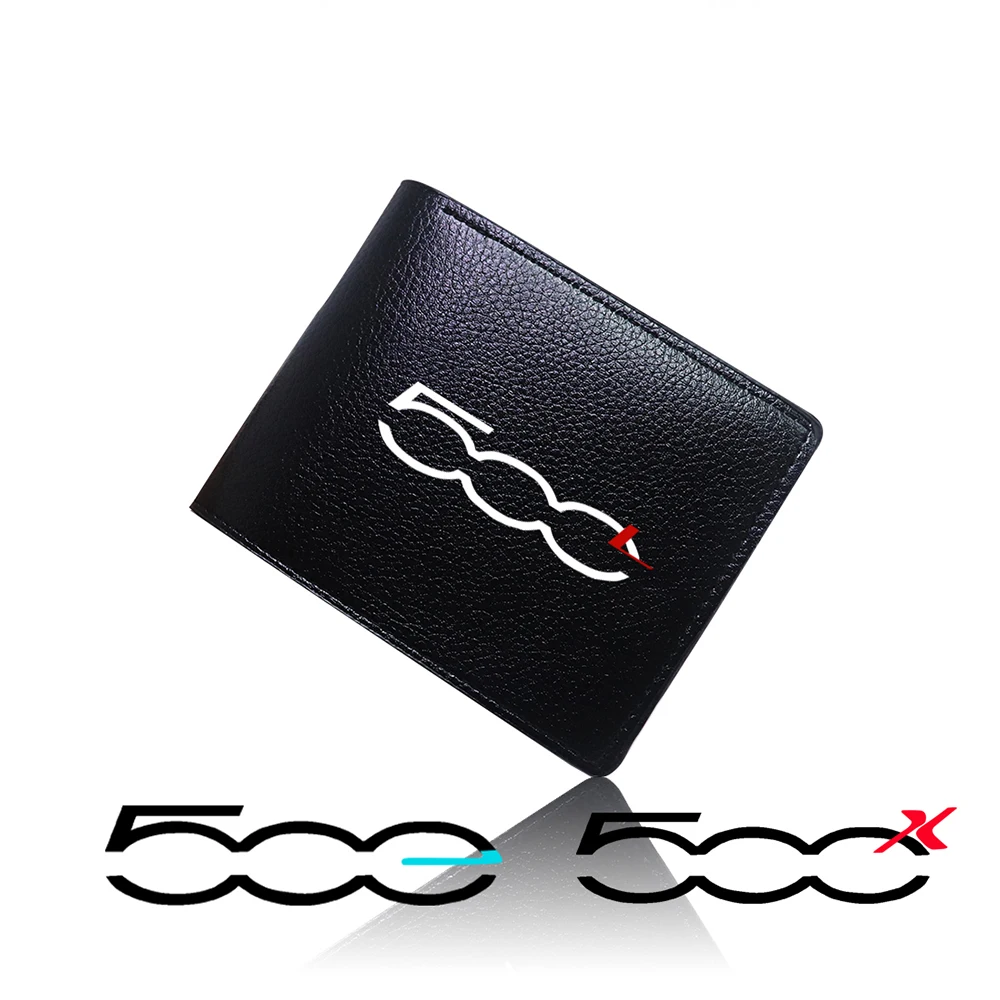 Pacchetto Di Carte Portafoglio In Pelle Per Auto Per Accessori Elettrici Fiat 500 500L 500X 500E Abarth