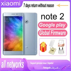 Global rom Xiaomi-Mi Note 2 Smartphone, Qualcomm Snapdragon 821, 6 GB, 128 GB