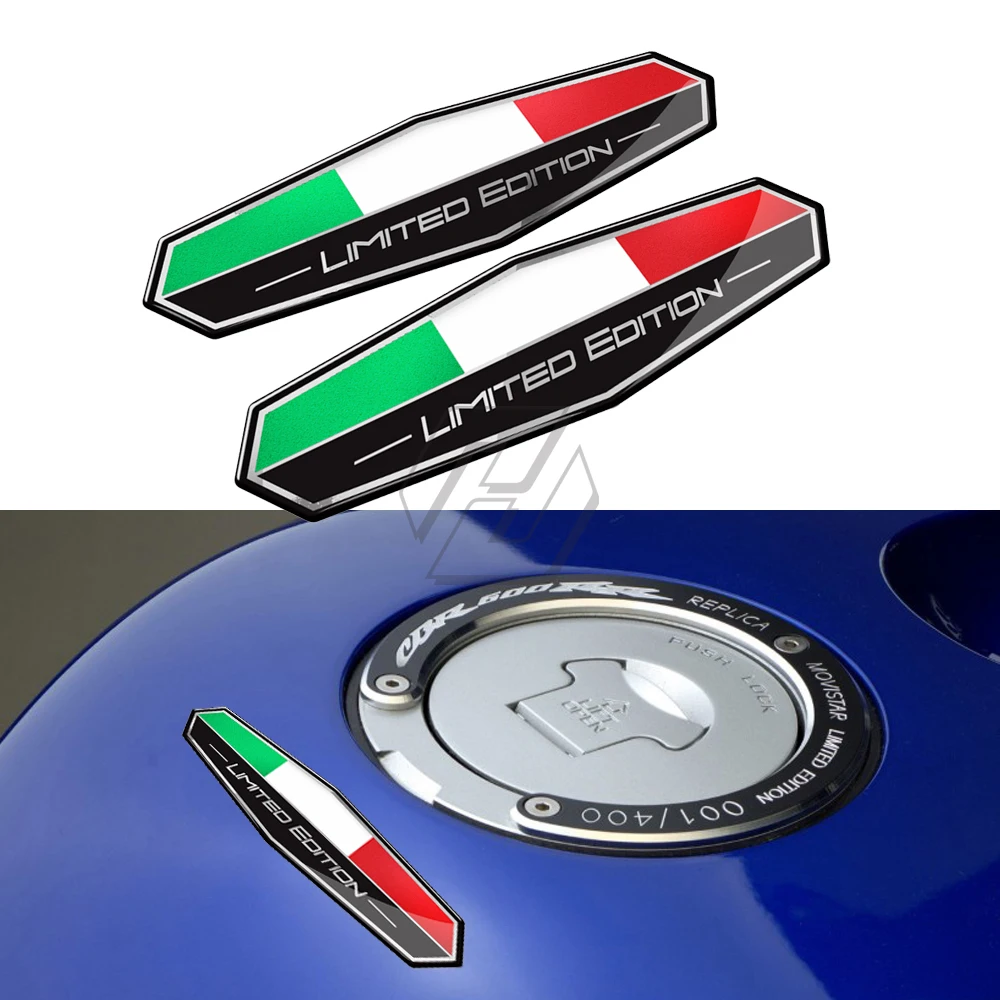 Motorcycle Decals Italy Flag Sticker Italia Limited Edition Decal Case for Aprilia Ducati 1098 1199 1299 Panigale Triumph 675R