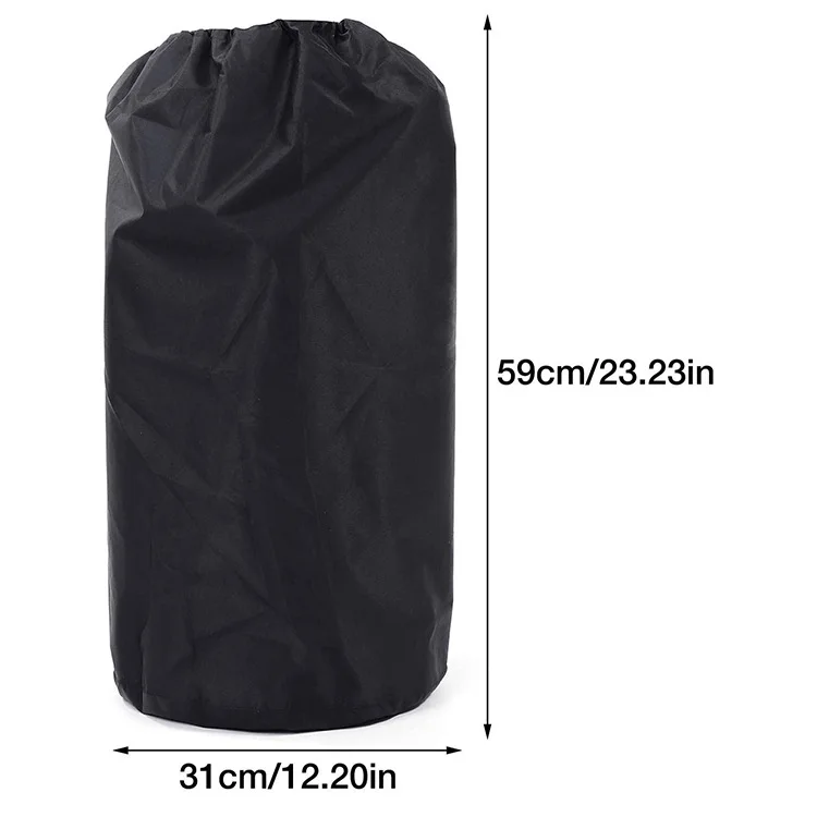 Black Oxford cloth Propane Tank Cover Outdoor small Waterproof dust-proof UV-proof 1PCS
