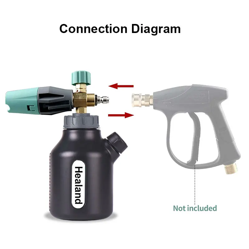 Transparent Foam Sprayer for Karcher High Pressure Pressure Washer