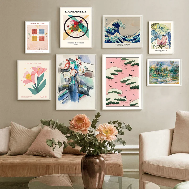 

Matisse Vintage Landscape Canvas Painting Flower Vase Wall Decoration Flower Market Prints Living Room Bedroom Room Decoration