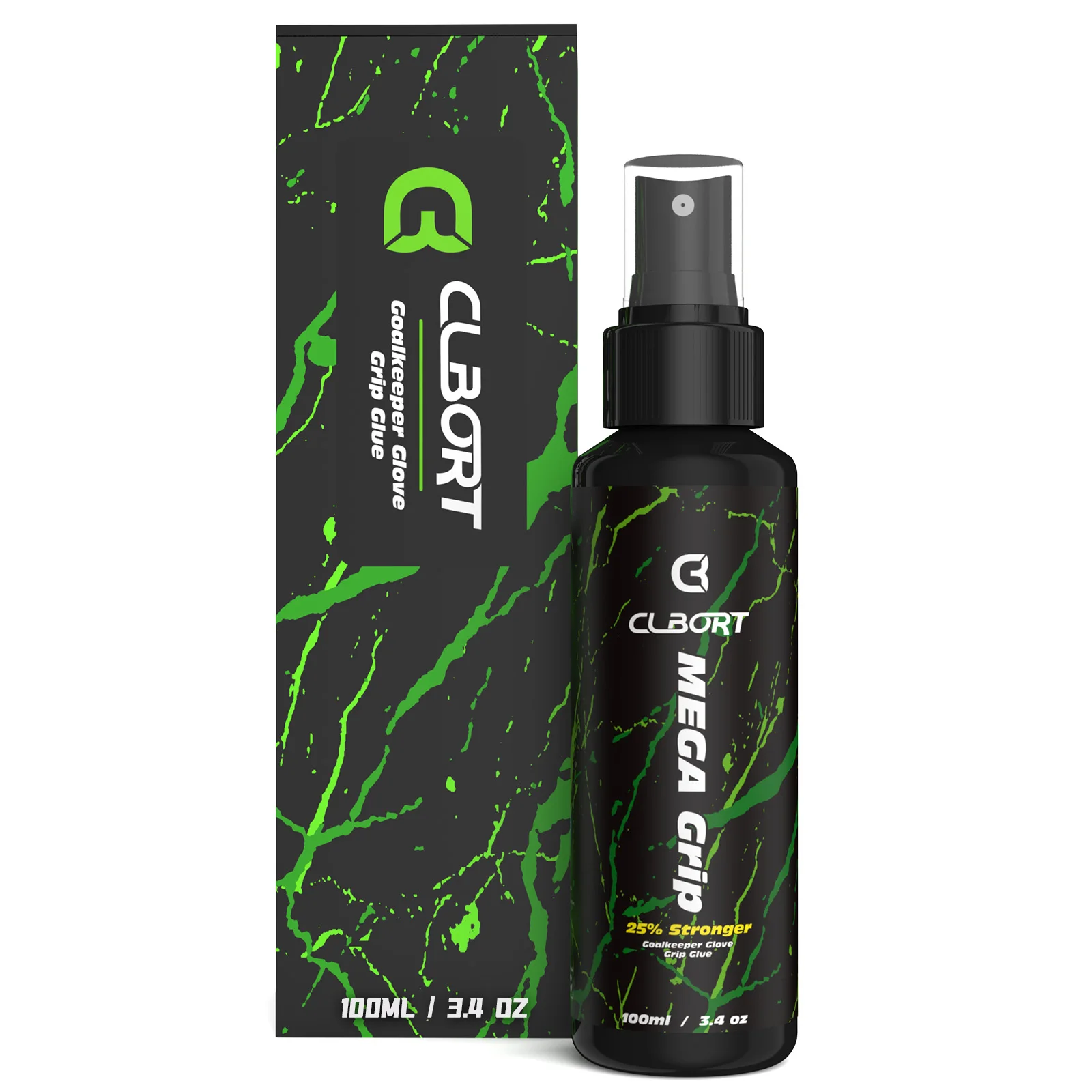 Clbort Goalkeeper Glove Grip Spray, MSDS Certified Goalie Glove Glue, 100ml