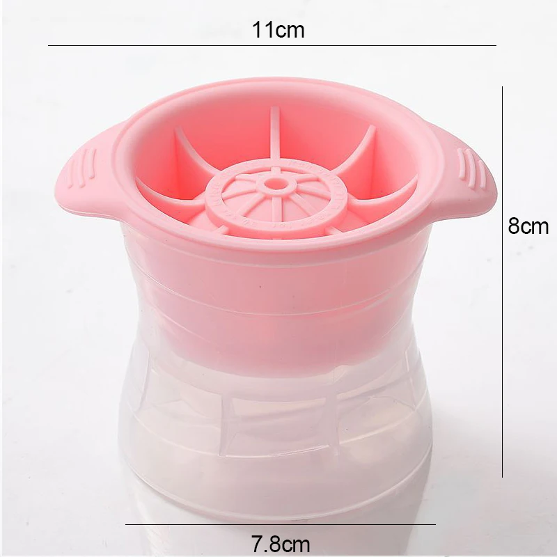 Hot sale Whiskey Round Ice Hockey Mold Silicone Spherical Ice Cube