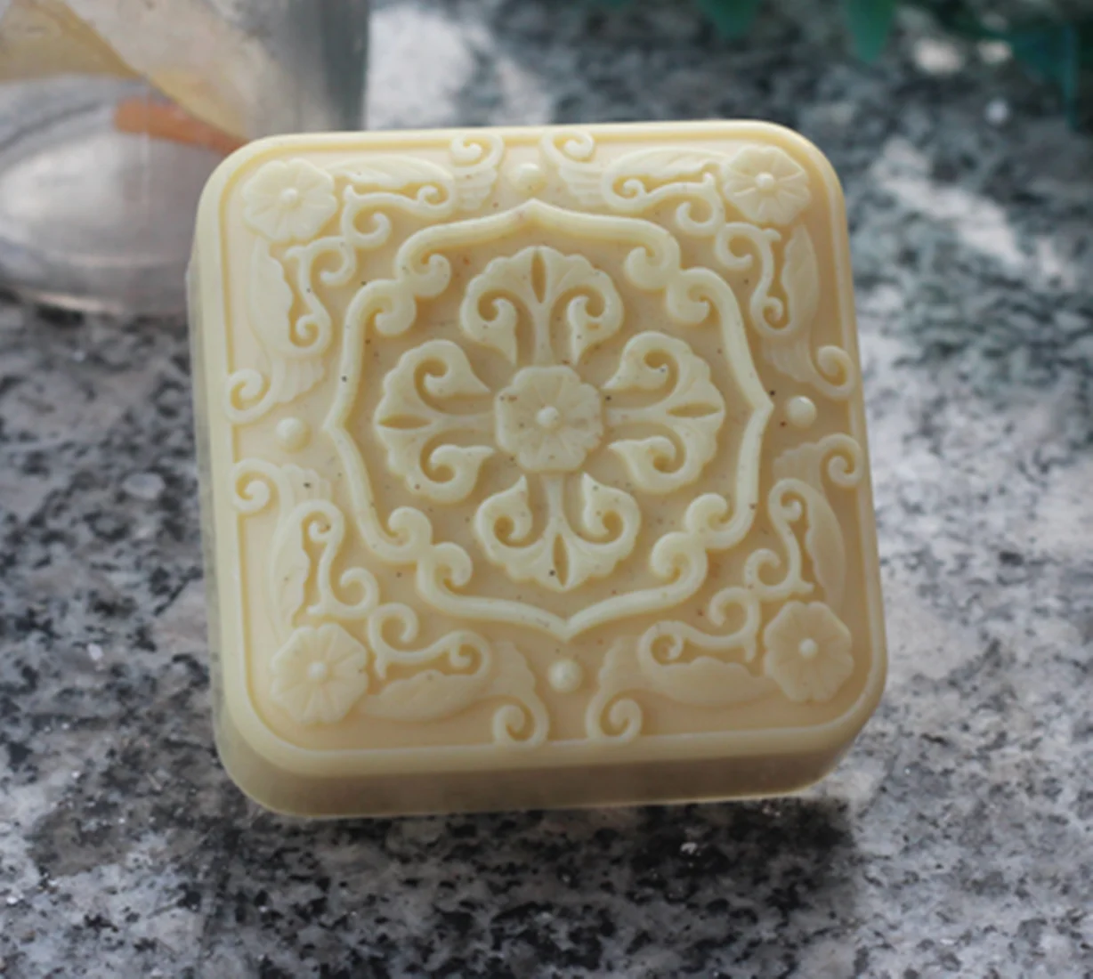 1pcs Square Lace (C551) Silicone Handmade Soap Mold Crafts DIY Mould