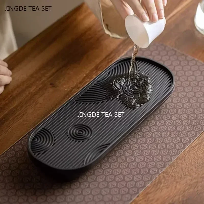 Melamine Water Storage Type Tea Tray Chinese Tea Accessories Home Decor