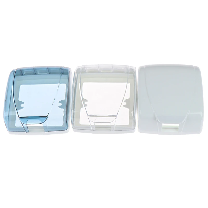 118mm*100mm*45mm Plastic Wall Switch Waterproof Cover Box 86 Type Wall Light Panel Socket Flip Cap socket protection cover