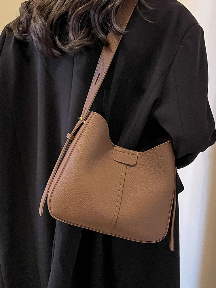 

Дизайнерские вместительные сумки через плечо из искусственной кожи для женщин, модная дизайнерская женская сумка на плечо, сумки и кошельки, весна 2024