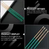 10 Pcs Ear Picking Tool Earwax Picks Cleaning Kit Health Care Pickers Bamboo Handle Accessories Home Use Earpicks Baby 2