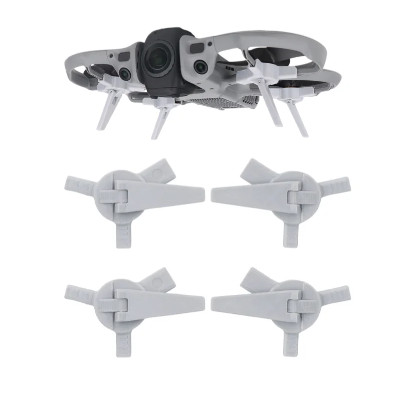 DJI AVATA 360과 호환되는 접이식 높이 조절 랜딩기어, 이륙 및 착륙을 위한 2.6cm 연장 드론 랜딩 레그