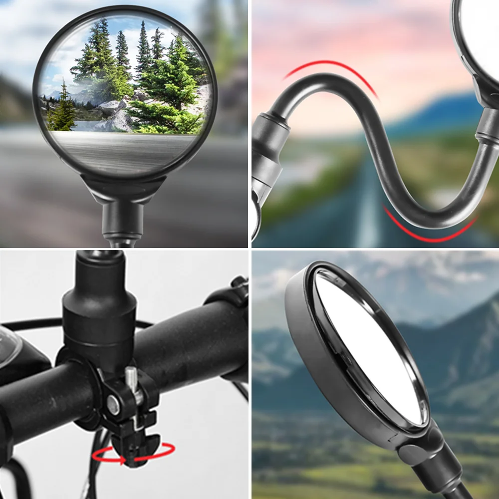 JayCreer Rear View Mirrors For Mobility Scooter & Wheelchair
