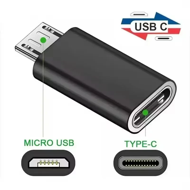 USB Type C to Micro USB Adapter-For Xiaomi Redmi Huawei Phone