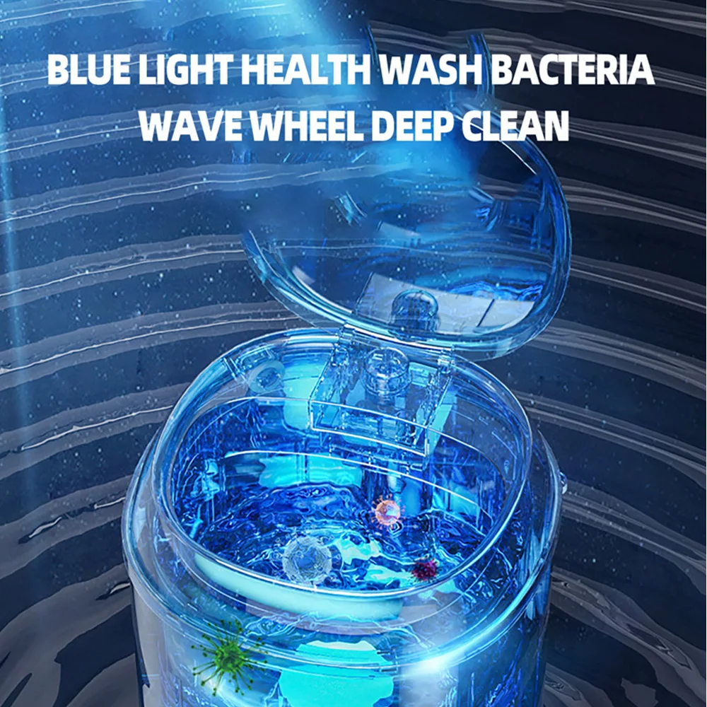 Household mini washing machine, small semi-automatic underwear washing machine, baby specific washing machine 4