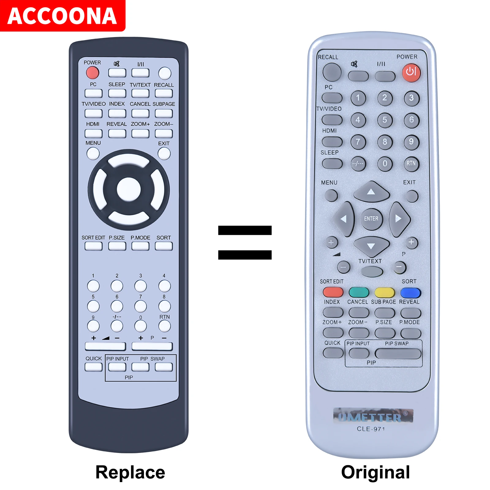 

Пульт дистанционного управления для Hitachi TV CLE-971 42PD6000TC 42PD6000TC3