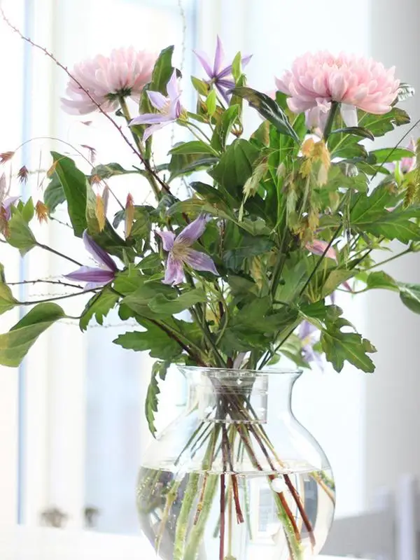 Spiral Ikebana Stem Holder Acrylic Clear Flower Arrangement Holder DIY Floral Art Accessory For Party Wedding   Flower Vase