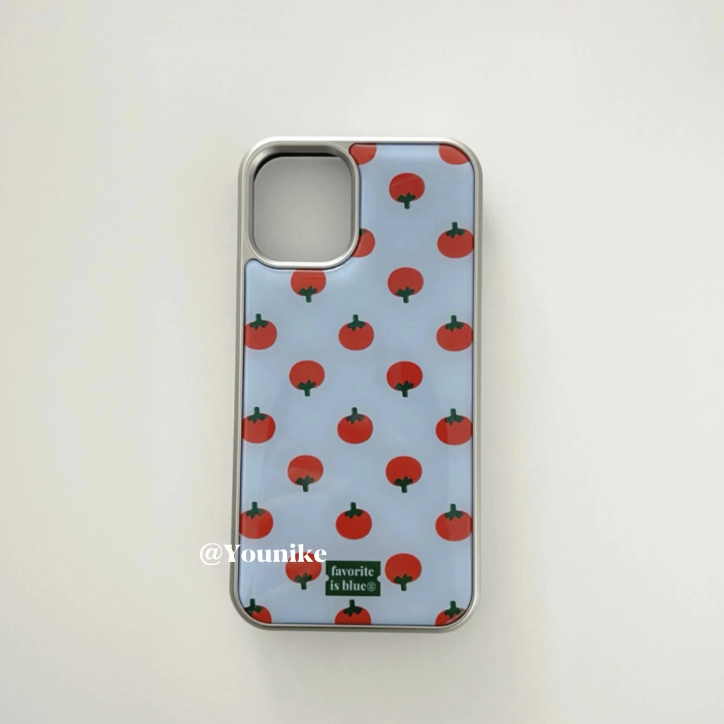 Korean Full Screen Totatoes Summer Blue Phone Case - Y2K Inspired Cover