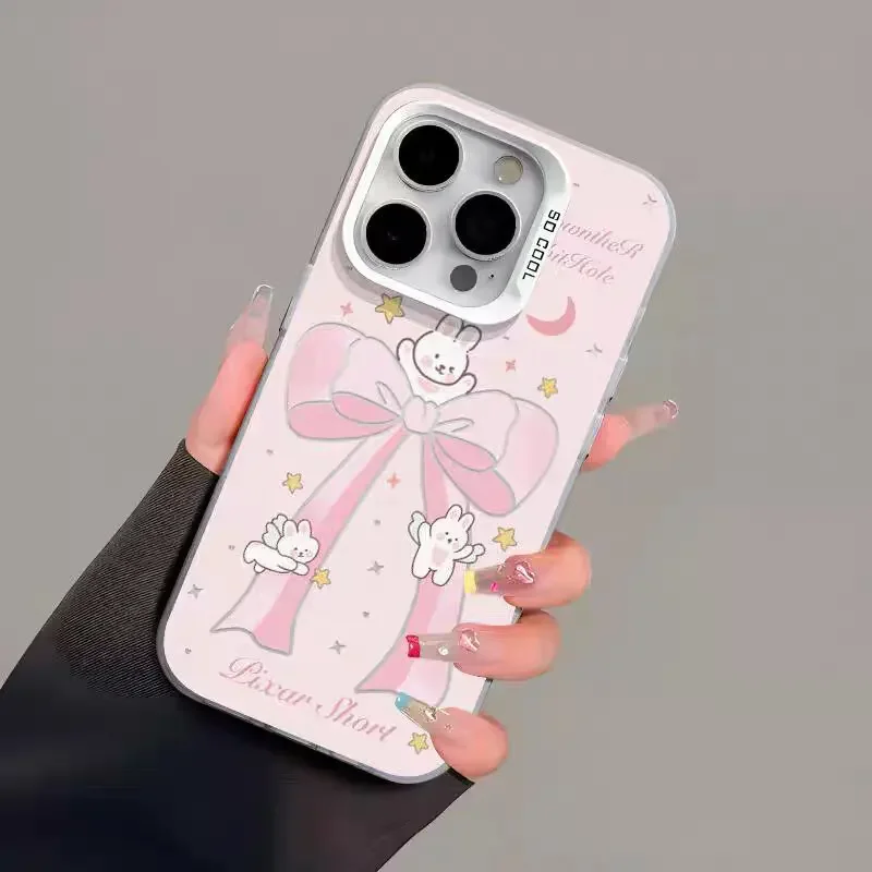 Pink Bow Phone Cover - Stylish Protective Case