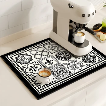 Retro Coffee Maker Drying Mat 1