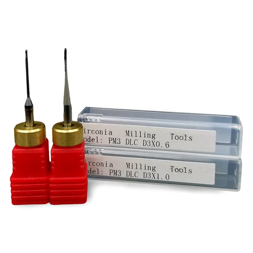Dental Lab Ivoclar Pm3 Grinder Tools 0.6 1.0Mm Per Cadcam Zirconia Miglior Rivestimento A Lungo Termine Utilizzando