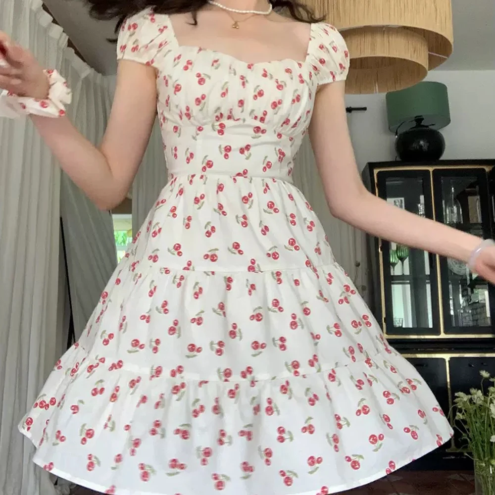 white cherry dress Crystal Couture Dress Teuta Matoshi Crafted of cotton Julianna Dress | White Victorian