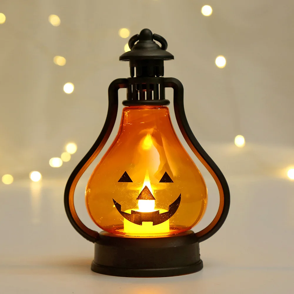 Halloween Pumpkin Lanterns Led Candles Emitting Color:B 3