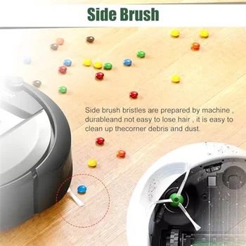 ABJN-Per Irobot Roomba I7+ I3 I4+ I6 I6+ I8 I8+ Spazzole in gomma Accessori per aspirapolvere