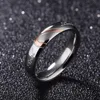 Fashion Jewelry Unisex Solid Polished Stainless Steel Girl Women men Lover Couples Rings US size 5 6 7 8 9 10 11 12 13 14 15 5