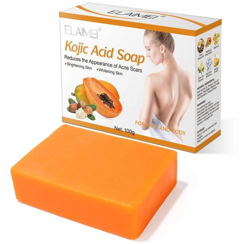 

Kojic Acid Soap with Brightening & Moisturizing Properties Smooth Skin Hand Soap Skin Brightening Soap for Face and Body E74C