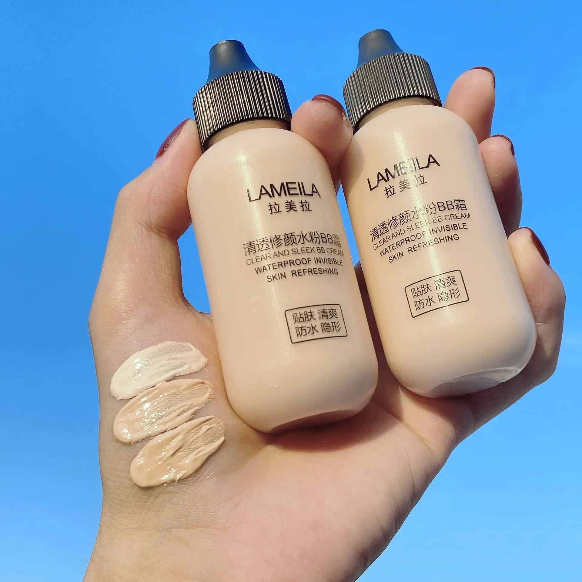 Liquid Foundation Waterproof Oil-control Cover Acne Base Cream Makeup Moisturize Concealer Cosmetics